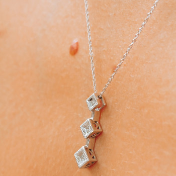 Sky Jewelry Золотая цепочка с кулоном с бриллиантами