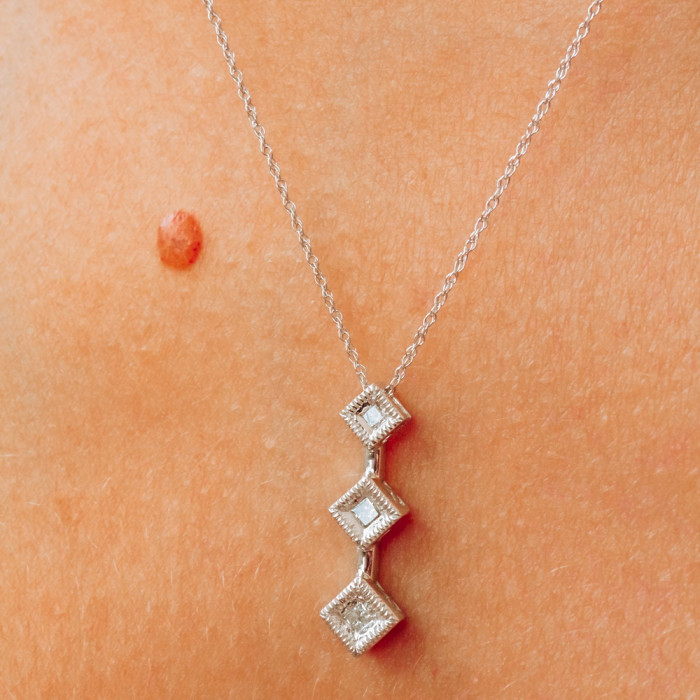 Sky Jewelry Золотая цепочка с кулоном с бриллиантами