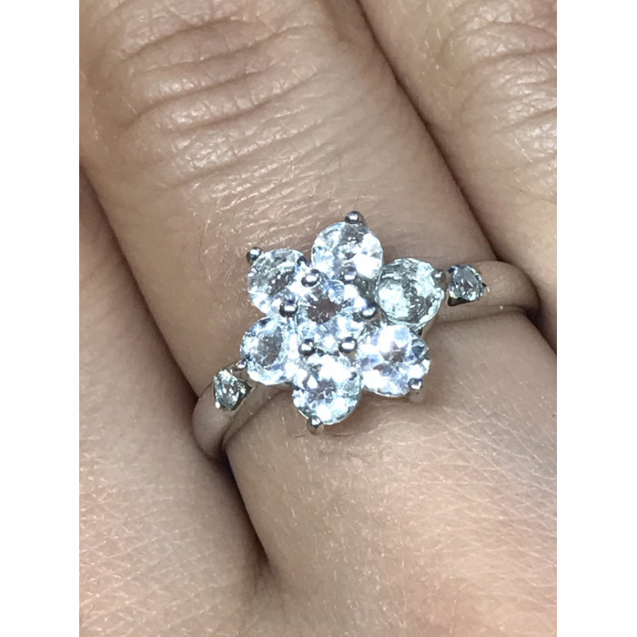 Sky Jewelry Серебро 925 пробы кольцо с фианитом