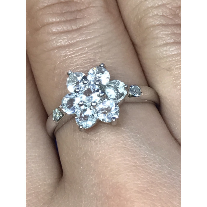 Sky Jewelry Серебро 925 пробы кольцо с фианитом