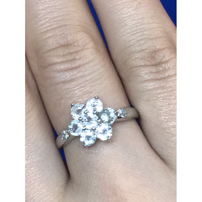 Sky Jewelry Серебро 925 пробы кольцо с фианитом