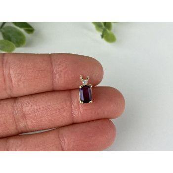 Sky Jewelry Золотой кулон с турмалином и бриллиантом