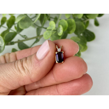 Sky Jewelry Золотой кулон с турмалином и бриллиантом