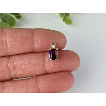 Sky Jewelry Золотой кулон с турмалином и бриллиантом