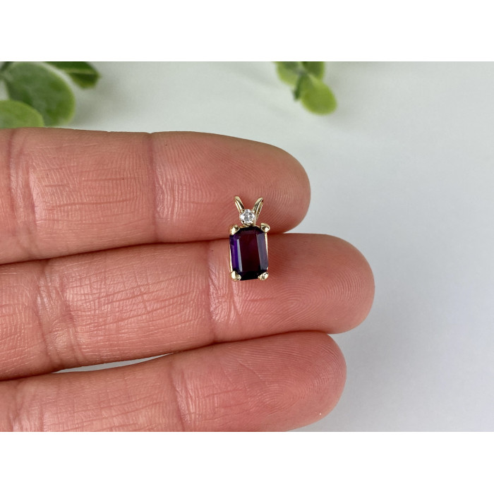 Sky Jewelry Золотой кулон с турмалином и бриллиантом