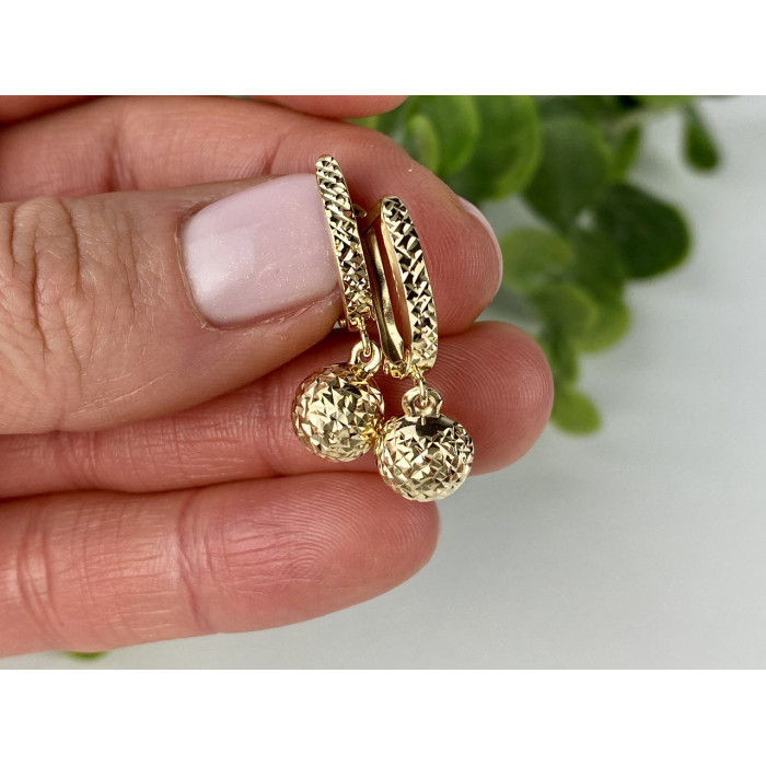 Sky Jewelry Золотые серьги 14К 585 проба    Наслаждение