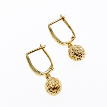 Sky Jewelry Золотые серьги 14К 585 проба    Наслаждение