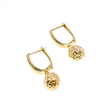 Sky Jewelry Золотые серьги 14К 585 проба    Наслаждение