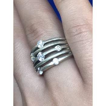 Sky Jewelry Серебро 925 пробы кольцо с фианитами