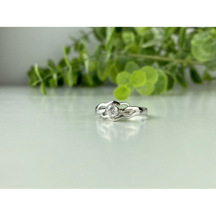 Sky Jewelry Серебряное Кольцо 925 пробы с Фианитом