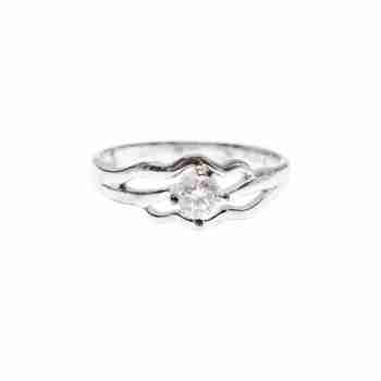 Sky Jewelry Серебряное Кольцо 925 пробы с Фианитом