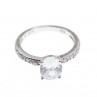Sky Jewelry Серебряное Кольцо 925 пробы с Фианитами  *Блеск Алмаза*