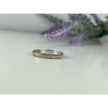 Sky Jewelry Золотое кольцо 10К (417 проба) с белыми сапфирами