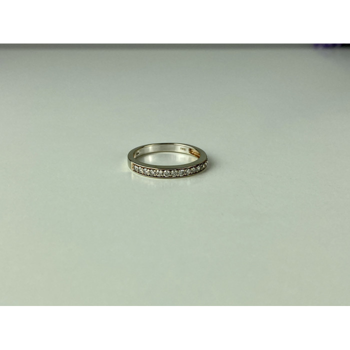 Sky Jewelry Золотое кольцо 10К (417 проба) с белыми сапфирами