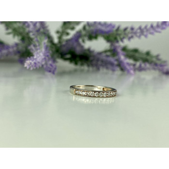 Sky Jewelry Золотое кольцо 10К (417 проба) с белыми сапфирами