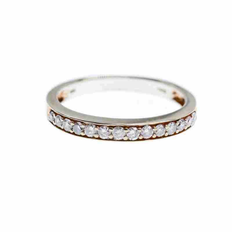 Sky Jewelry Золотое кольцо 10К (417 проба) с белыми сапфирами