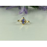 Sky Jewelry Золотое кольцо с Танзанитом и Бриллиантами   Нежность