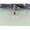 Sky Jewelry Золотое кольцо с Танзанитом и Бриллиантами   Нежность
