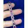 Sky Jewelry Браслет серебро в позолоте с камнем розовая шпинель
