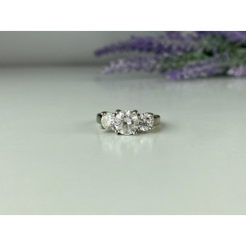 Sky Jewelry Серебряное кольцо 925 пробы с Фианитами  *Сияние*