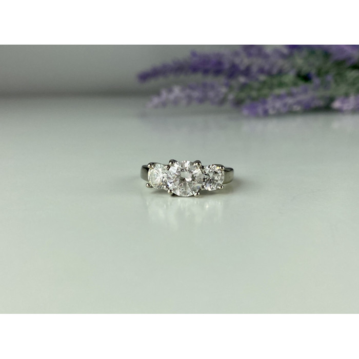 Sky Jewelry Серебряное кольцо 925 пробы с Фианитами  *Сияние*