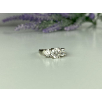 Sky Jewelry Серебряное кольцо 925 пробы с Фианитами  *Сияние*