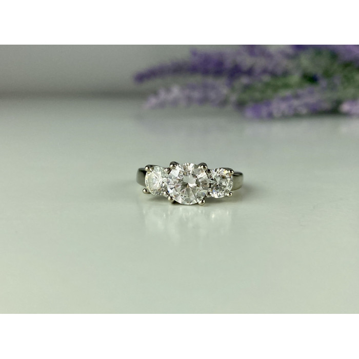 Sky Jewelry Серебряное кольцо 925 пробы с Фианитами  *Сияние*