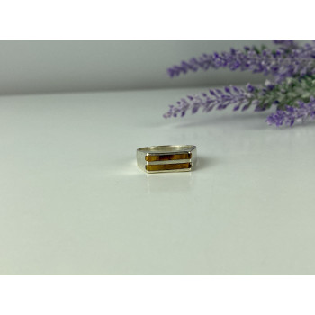 Sky Jewelry Серебряное кольцо 925 пробы со вставками из Яшмы