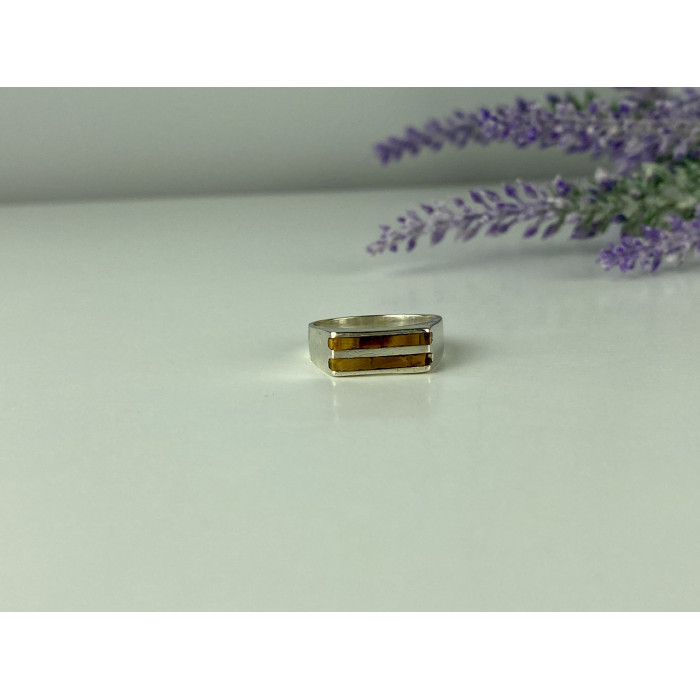 Sky Jewelry Серебряное кольцо 925 пробы со вставками из Яшмы