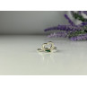 Sky Jewelry Серебряное кольцо со вставкой из Малахита  Сердце