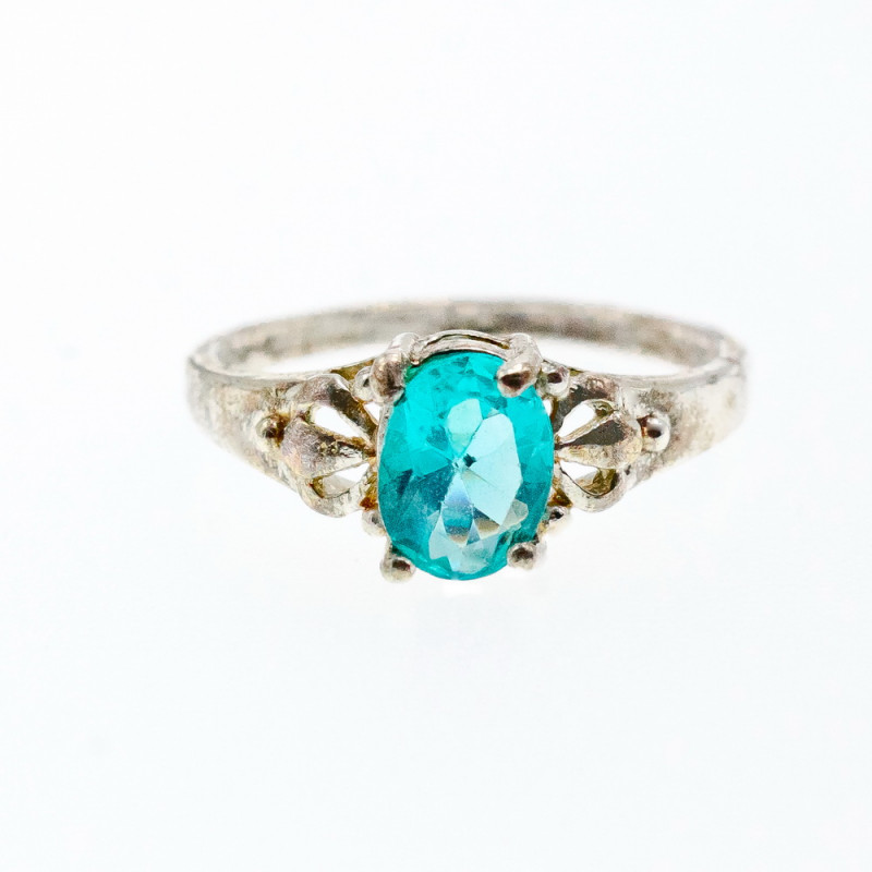 Sky Jewelry Серебряное кольцо 925 проба с топазом