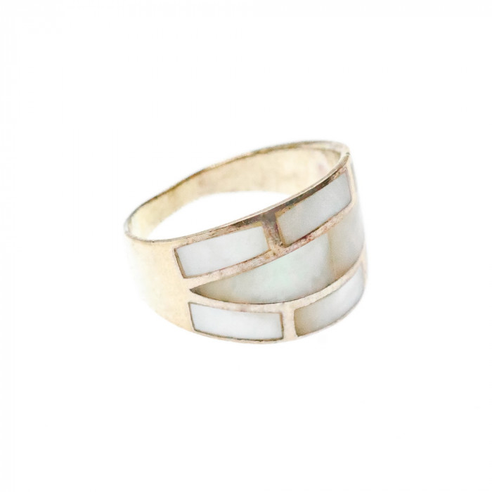 Sky Jewelry Серебряное кольцо с Перламутром