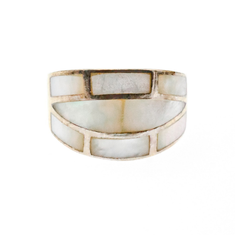 Sky Jewelry Серебряное кольцо с Перламутром