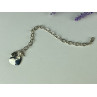 Sky Jewelry Серебряный браслет 925 пробы  Сердце