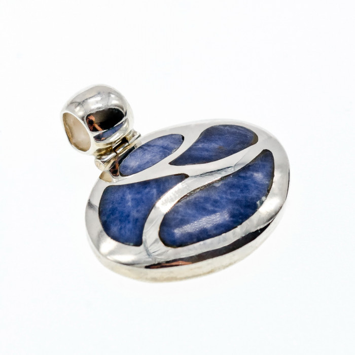 Sky Jewelry Серебряный кулон с камнем Содалит   Очарование