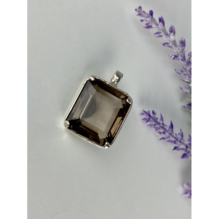 Sky Jewelry Серебряный кулон с коричневым Турмалином