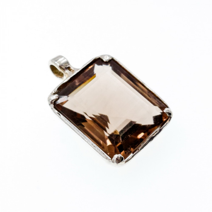 Sky Jewelry Серебряный кулон с коричневым Турмалином