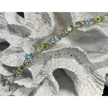 Sky Jewelry Браслет серебро 925 пробы с натуральными камнями