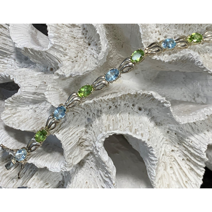 Sky Jewelry Браслет серебро 925 пробы с натуральными камнями