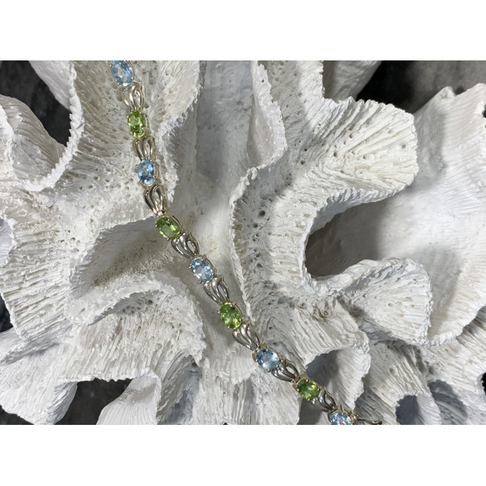 Sky Jewelry Браслет серебро 925 пробы с натуральными камнями