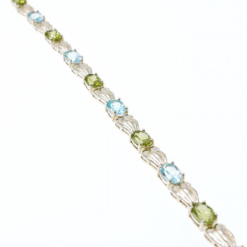 Sky Jewelry Браслет серебро 925 пробы с натуральными камнями