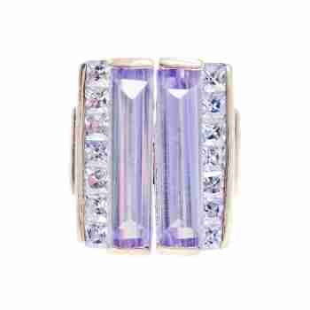 Sky Jewelry Серебряное Кольцо с камнями Иолит
