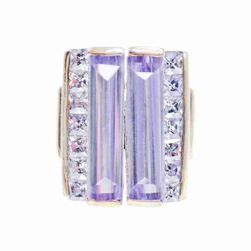 Sky Jewelry Серебряное Кольцо с камнями Иолит
