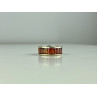 Sky Jewelry Серебряное Кольцо 925 пробы с оранжевыми Фианитами