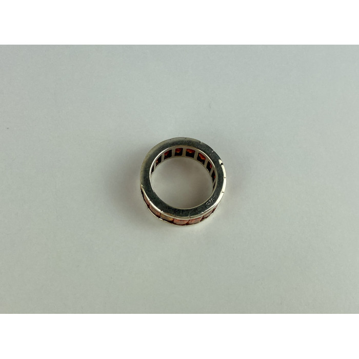 Sky Jewelry Серебряное Кольцо 925 пробы с оранжевыми Фианитами