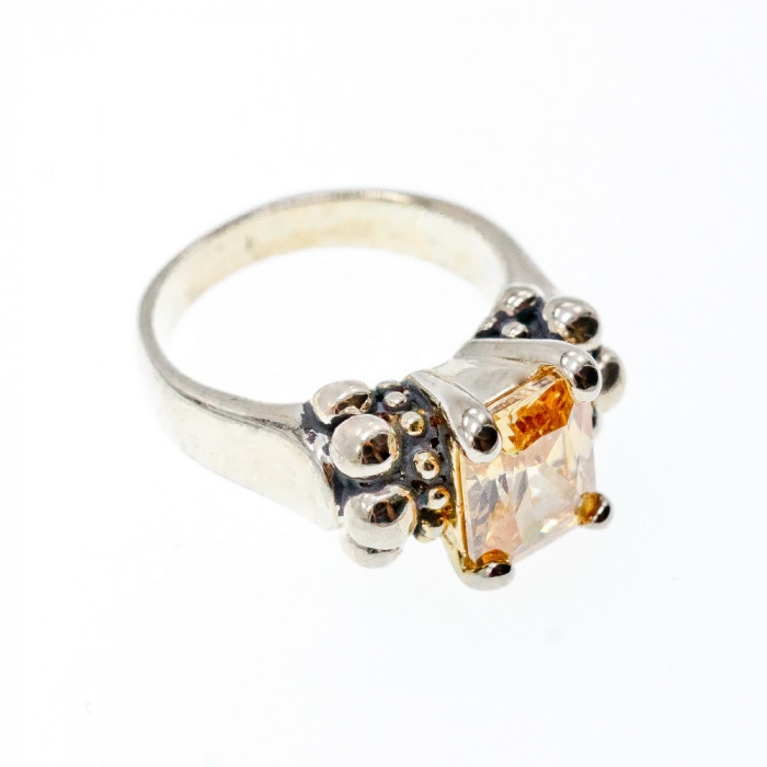 Sky Jewelry Серебряное Кольцо с Цитрином   Фантастика