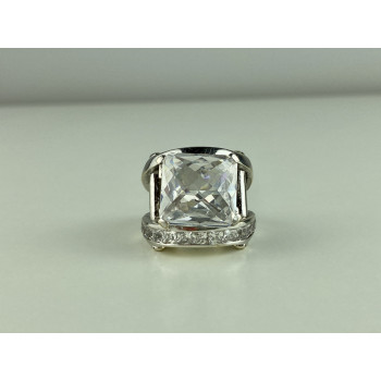 Sky Jewelry Серебряное кольцо 925 пробы с фианитами    Блеск Алмаза