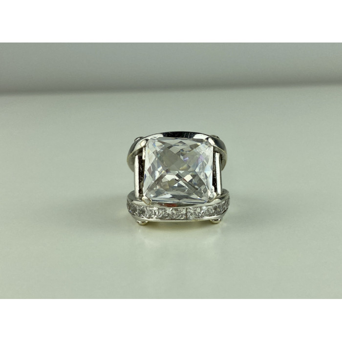 Sky Jewelry Серебряное кольцо 925 пробы с фианитами    Блеск Алмаза