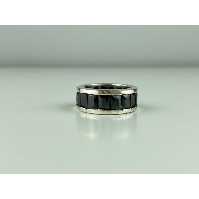 Sky Jewelry Серебряное кольцо 925 пробы с синими фианитами