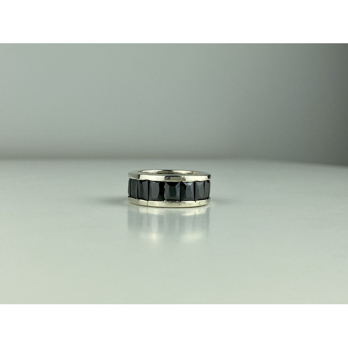 Sky Jewelry Серебряное кольцо 925 пробы с синими фианитами